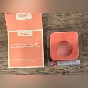 Pink Sonix Bluetooth Speaker SNX-TE-003 Coral Salmon Speaker New in Box